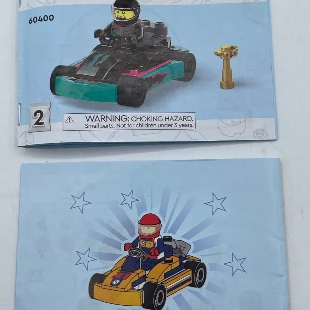 3 LEGO Sets: 75333 Star Wars Starfighter, 76914 Ferrari, 60400 Go Karts -Manuals - Picture 9 of 14